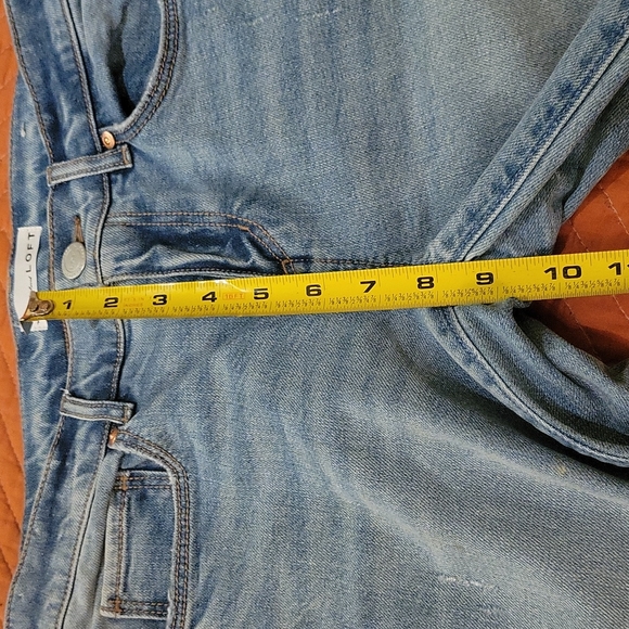 LOFT pearl studded skinny jeans size 25 - Picture 8 of 10
